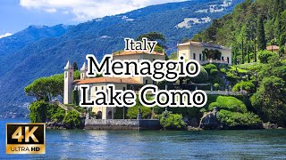 Menaggio One of the Best Town of LAKE COMO 🇮🇹  4K Walking Tour [upl. by Einahpad664]