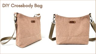 DIY Crossbody Bag Easy  How To Make Crossbody Bag Easy [upl. by Llerut]