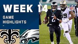 Saints vs Eagles Week 14 Highlights  NFL 2020 [upl. by Elsy]