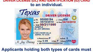 Texas Driver License Office  DL or ID Card [upl. by Dayle]