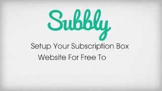 Subbly  Setup Your Own Subscription Box Business [upl. by Gautious56]