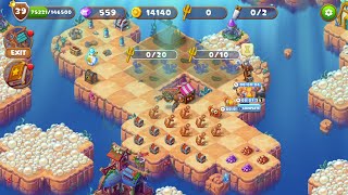 Game Mergest Kingdom Start a new event Atlantis Adventure [upl. by Pals]