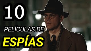 Top 10 Mejores Películas de ESPÍAS [upl. by Ahseikal]