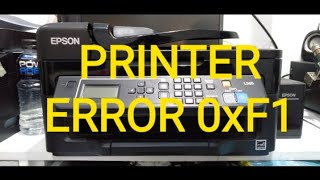 How to Fix Printer Error 0xF1  EPSON L565 [upl. by Munsey]