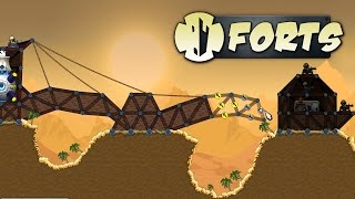 Forts  The Quest for Oil  Lets Play Forts Campaign Gameplay [upl. by Tehc579]