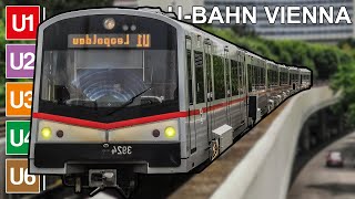 🇦🇹 Vienna UBahn  All the Lines  Alle Linien  Wiener UBahn 2023 4K [upl. by Miki52]