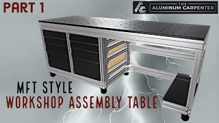 The Ultimate Assembly Table DIY with Aluminum Extrusion and Creative Joinery Techniques [upl. by Aramoix]