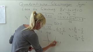 Matura Quadratische Gleichungen Teil3 [upl. by Perlman759]