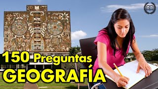 150 Preguntas GEOGRAFÍA 🌎🌍 Examen UNAM [upl. by Amadas]