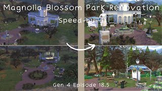 🌸 magnolia blossom reno 🌸  speedbuild  Whimsy Legacy EXPANDED Challenge  Gen 4  Ep 185  Sims 4 [upl. by Cynthy]