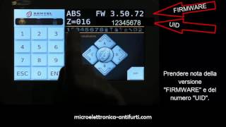 Leggere la versione Firmware e numero UID con Tastiera MTouch [upl. by Byron]