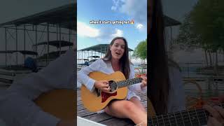 Do y’all like my lake song unreleasedsongs lakesong countrymusic kentuckygirl [upl. by Euqinay285]