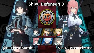 M0 Jane x Burnice amp M0 Yanagi Mono Electric  Shiyu Defense 7 S Rank Zenless Zone Zero [upl. by Bradski]