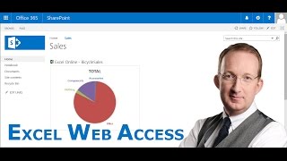 Add a Live Excel Chart to SharePoint with the Excel Web Access Web Part [upl. by Anaynek]