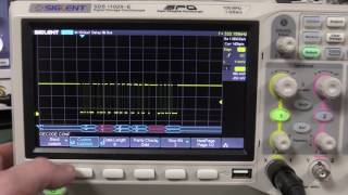 Siglent SDS1000XE Serial Decoding [upl. by Harimas]