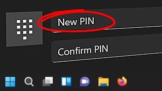 How to Set PIN in Windows 11 Tutorial [upl. by Meisel]