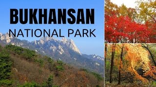 Hiking in Seoul Korea visiting Mount Bukhansan National Park 북한산국립공원 [upl. by Nywg213]