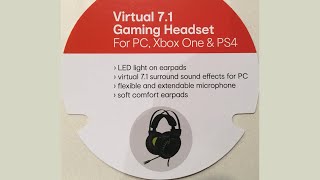 45 Kmart Anko Virtual 71 Gaming Headset Setup and Review ⭐️⭐️⭐️ ½ [upl. by Yelad]