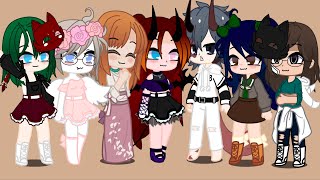 6 different OC challenges  Gacha club [upl. by Anaitat]