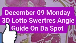 Hearing Today December 09 National 3D Lotto Swertres Angle Guide SwerteSar [upl. by Tuddor]