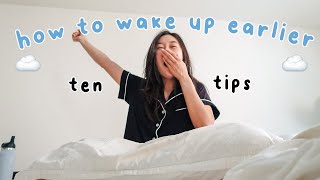 how to wake up earlier WITHOUT feeling miserable [upl. by Ellenij]