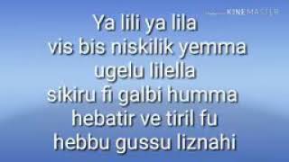 Yalili yalila song lyrics [upl. by Wenona]