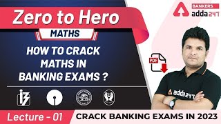 How to Crack Maths in Banking Exams 2024 By Shantanu Shukla  Adda247 Banking Classes  Lec1 [upl. by Nrubua42]