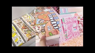 pack and restocking asmr small business tiktok compilation stickers [upl. by Shotton406]