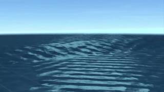 Formação de TSUNAMI em 3D [upl. by Hanshaw547]