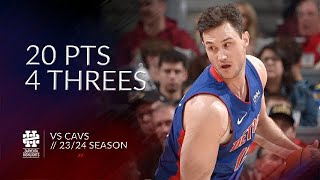 Danilo Gallinari 20 pts 4 threes vs Cavs 2324 season [upl. by Ynhoj]