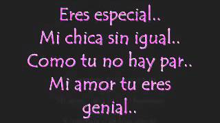 Gimario Eres especial lyrics [upl. by Nylodnewg]