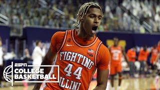 No 4 Illinois dominates No 2 Michigan HIGHLIGHTS  ESPN College Basketball [upl. by Tierney]