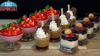 3 POSTRES PARA NAVIDAD RÁPIDOS FÁCILES Y MUY ECONÓMICOS Recetas paso a paso Loli Domínguez [upl. by Ahsanat]