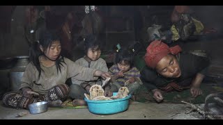 Myvillage official videos EP 1376  Making and eating technology of primitive bread [upl. by Pierette]