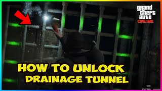 How to Unlock Secret Drainage Tunnel Location  Cayo Perico Heist Stealth Guide  GTA Online [upl. by Neeloc]