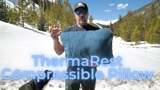 Thermarest Compressible Pillow Review  New and Updated for 2022 [upl. by Atilrak876]