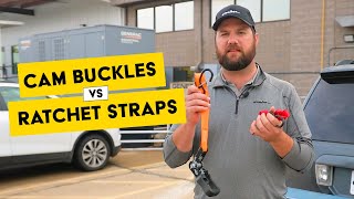 Cam Buckles vs Ratchet Straps Choosing the Best TieDowns for Your Cargo [upl. by Yxel133]