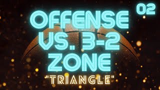 quotTrianglequot Offense vs 32 or 122 Zone Defense [upl. by Halpern]