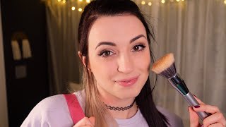 ASMR  Doing Your Makeup Before Class to Impress Your Crush [upl. by Chiquita]