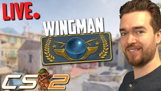 CS2 SoloQ to Global Elite Wingman Special LIVE [upl. by Aivato]