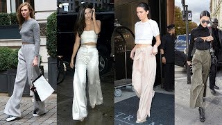 50 Perfect Palazzo amp Wide Leg Pants Outfit Styles ss18 [upl. by Candra]