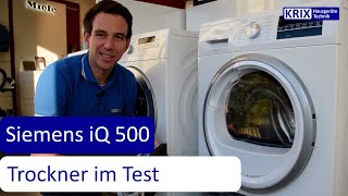 Siemens Wärmepumpentrockner iQ500 im Test [upl. by Ylrbmik]