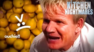 those poor lemons did NOTHING to you gordon   Kitchen Nightmares [upl. by Llerred219]