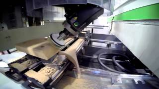 CNC MACHINE ROVER B BIESSE [upl. by Teferi]