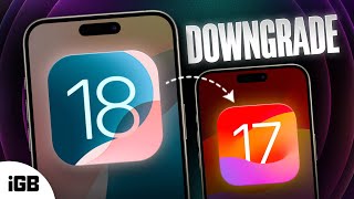 How To Downgrade iOS 18 to iOS 17 100 Working Method ⤵ 📱 ⤵ [upl. by Anitteb]