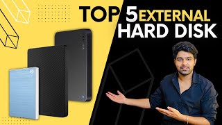 Best External Hard Drive For LAPTOPPC ⚡ Best Portable Hard Drive  Top 5 External HDD 2023 [upl. by Adnauqahs847]