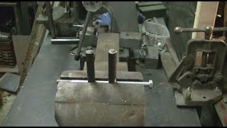 Adjustable Bending Fork amp Jig For Blacksmiths [upl. by Alimak]