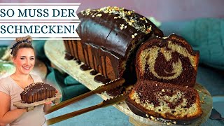 🤤⚠️ SO MUSS DER SCHMECKEN  🍫 Schokokuchen mit Glasur  einfacher Schokoladenkuchen [upl. by Anirba439]