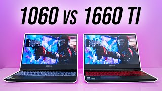 1660 Ti vs 1060 Gaming Laptop Comparison  1060 in 2020 Worth Upgrading [upl. by Lebaron887]