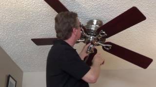 How to Remove a Ceiling Fan  Direct Connect [upl. by Nyved]